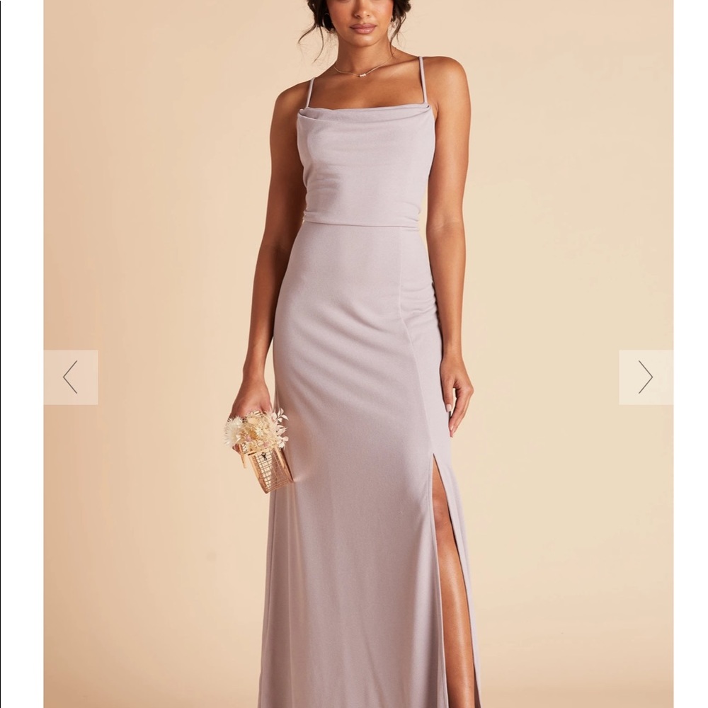 Birdy Grey Ash Crepe Dress in Lilac